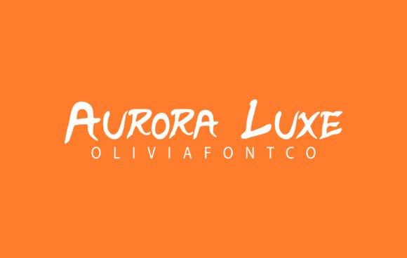 Aurora Luxe Font: Handwritten Charm for Crafters