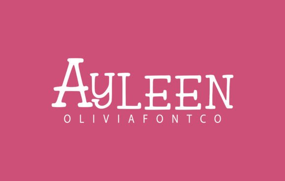 Ayleen Font: A Handwritten Typeface for Editorial Elegance