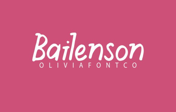 Bailenson Font: A Handwritten Script for Modern Web Design