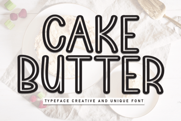 Cake Butter Font: Sweet Design for Digital Campaigns