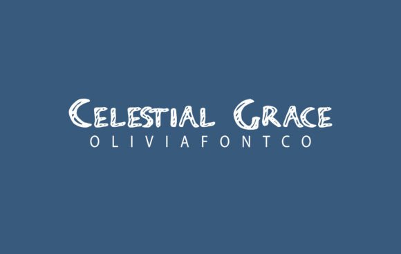 Celestial Grace Font: A Handwritten Typeface for Digital Design