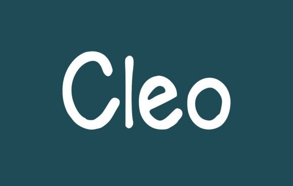 Cleo: A Handwritten Font for Handmade Product Design