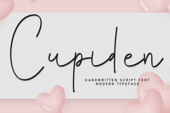 Cupiden Font: Hand-Drawn Display Typeface with Genuine Charm