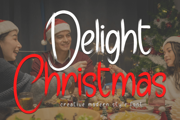 Delight Christmas: A Handwritten Font That Elevates Digital Branding