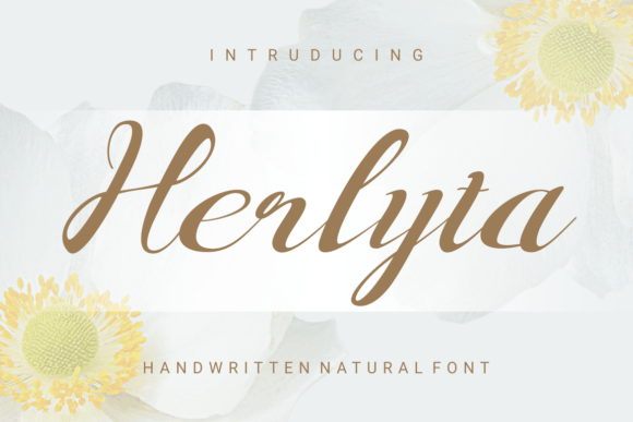 Herlyta: A Handwritten Script Font for Editorial Warmth and Readable Design