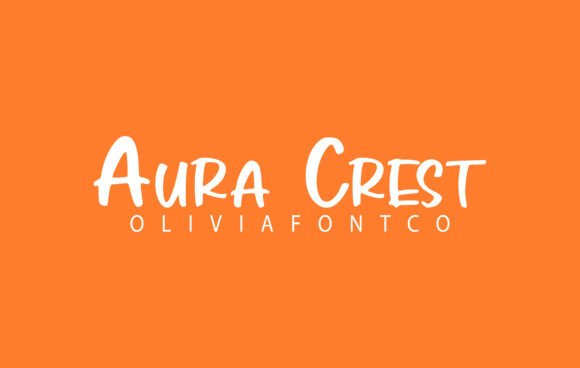 Make Your Brand Stand Out with Aura Crest: A Handwritten Font That Feels Personal