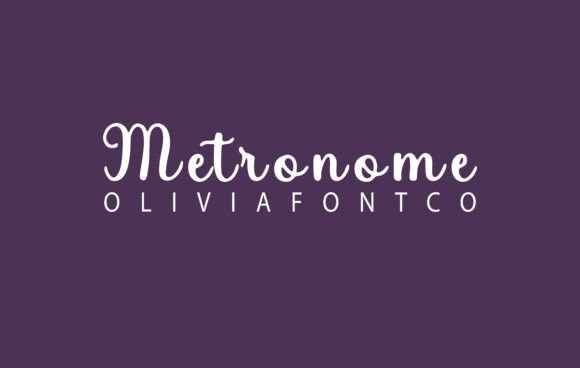 Metronome Font Review: A Handwritten Script for Handmade Products