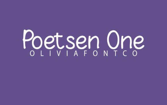 Poetsen One: A Script Font Built for Editorial Design