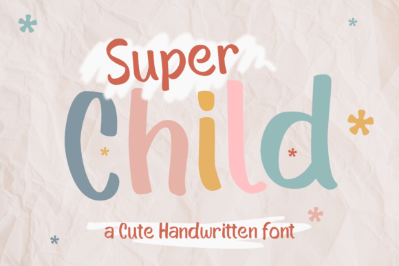 Super Child Font: Handwritten Charm for Brand Projects