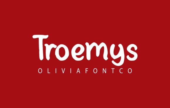 Troemys: A Handwritten Font with a Romantic Edge for Branding