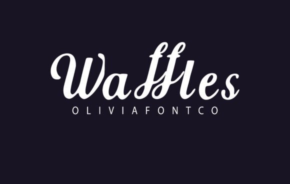 Waffles Font: A Handwritten Typeface for Editorial Design