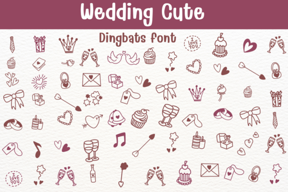 Wedding Cute 1 Font Review