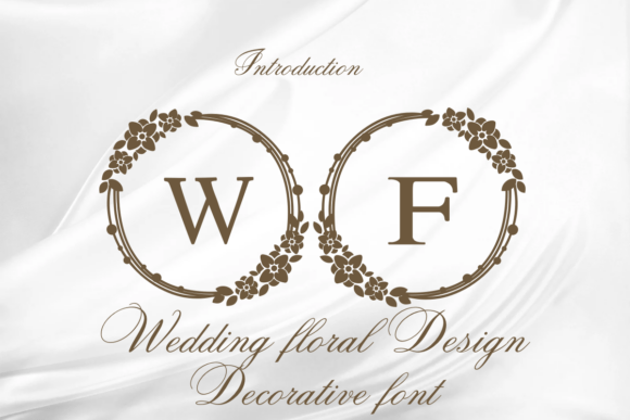 Wedding Floral Design Font