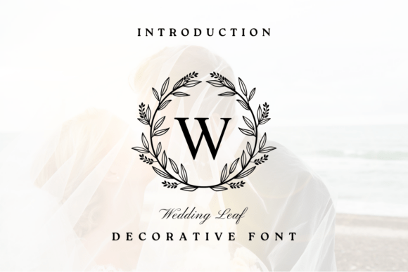 Wedding Leaf: A Romantic Decorative Font