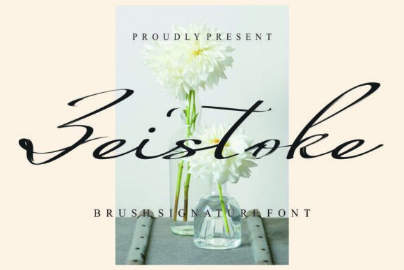 Zeistoke Brings Elegant Script Style to Handmade Products and Printables